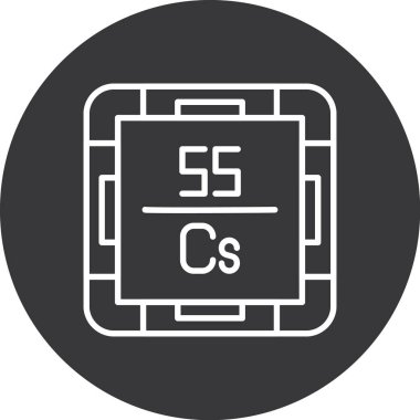 İşlemci simgesi, basit vektör illüstrasyonu