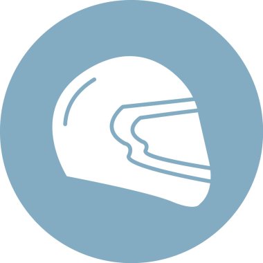 Miğfer. Web simgesi basit illüstrasyon