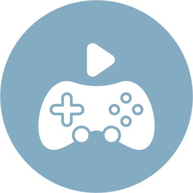 Oyun. Web simgesi basit tasarım