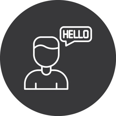 konuşma kabarcığı vektör resmetme sembolü