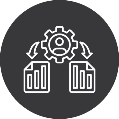 seo modern simgesinin vektör illüstrasyonu