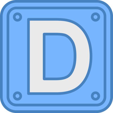 d vektör çizim mektup