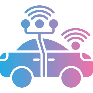 araba simgesi vektör illüstrasyonu