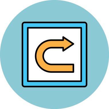 ok simgesi vektör illüstrasyonu