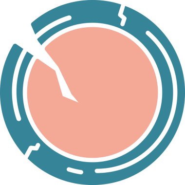 Bir pusulanın vektör illüstrasyonu