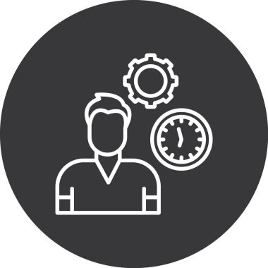 Modern insanın vektör çizimi