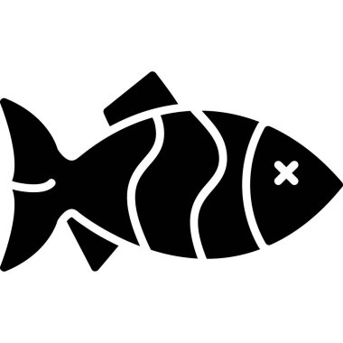 Balık. Web simgesi basit illüstrasyon