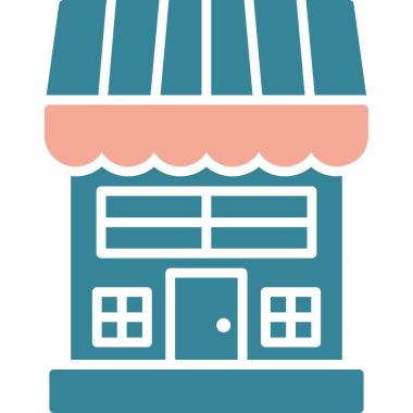 bina simgesi, vektör illüstrasyonu