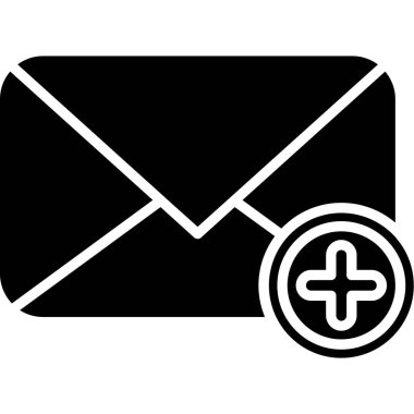 e- posta harf vektörü simgesi