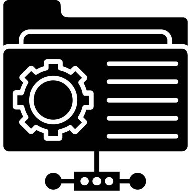 Teçhizat Web simgesi basit illüstrasyon