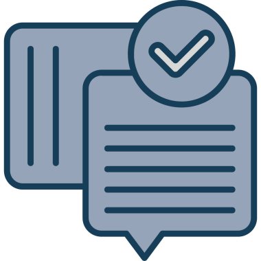 Belge. Web simgesi basit illüstrasyon