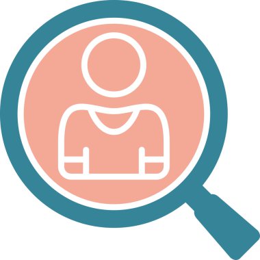 Ara. Web simgesi basit illüstrasyon