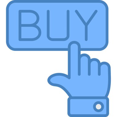 Tamamlanmış taslak biçiminde satın alma simgesi