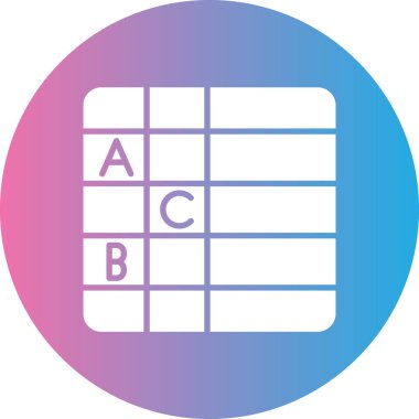 Bir b simgesinin vektör illüstrasyonu