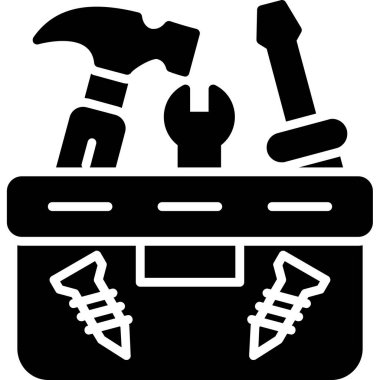 Aletler. Web simgesi vektör illüstrasyonu