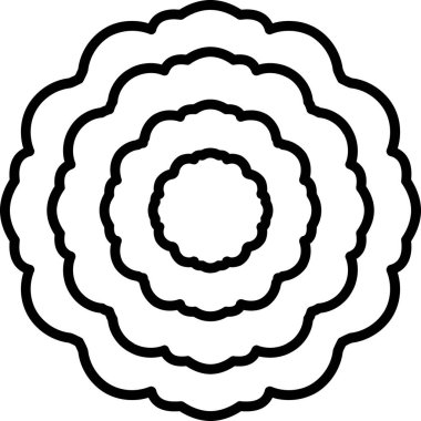 çiçek süsleme simgesi, özet biçimi