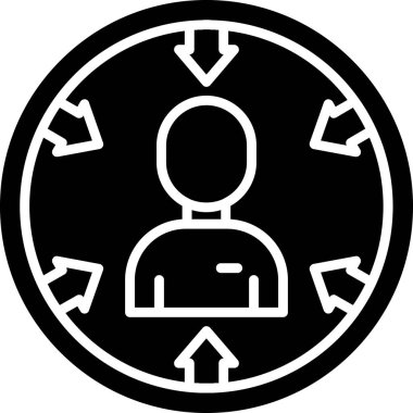 kullanıcı. Web simgesi basit illüstrasyon