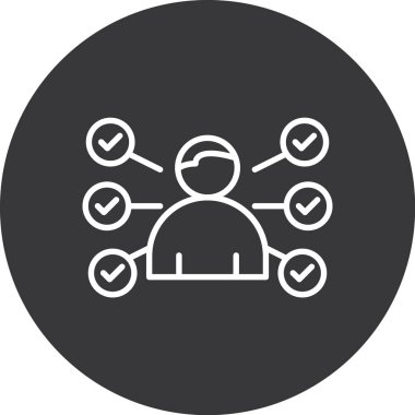 seo modern simgesinin vektör illüstrasyonu