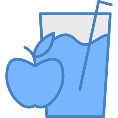 Elma suyu. Basit tasarım