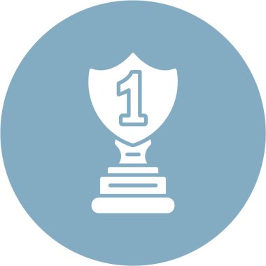 Kupa. Web simgesi basit tasarım