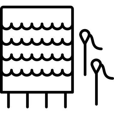 dondurma simgesi, vektör illüstrasyonu