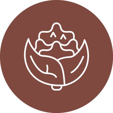 Eşsiz Çiçek Vektörü Kabartma Simgesi