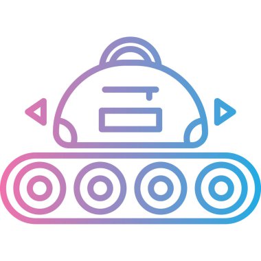 Modern b 'nin vektör illüstrasyonu eksik simgesi