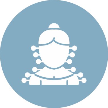 Modern simgenin vektör illüstrasyonu