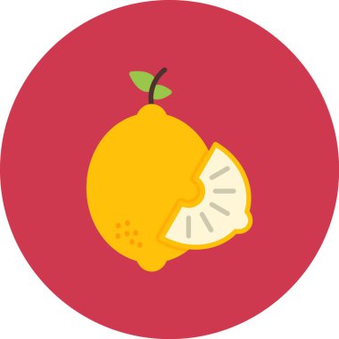 limon vektörü düz tasarımı