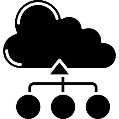 ağ veri bulutu simgesi