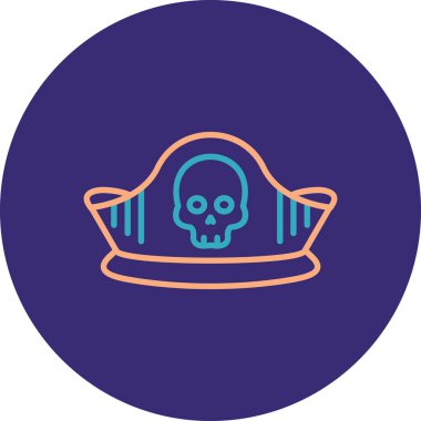 Cadılar Bayramı simgesinin vektör illüstrasyonu