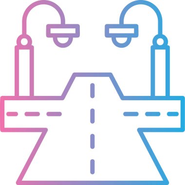 Çizgi film simgesinin vektör çizimi