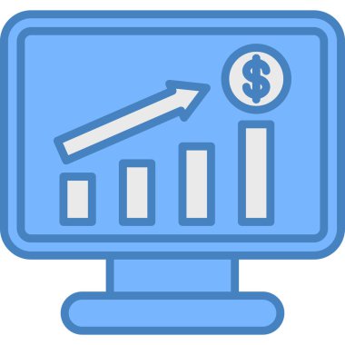 Dolar işareti vektör simgesi