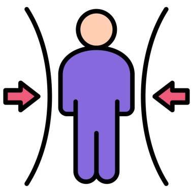 İş adamı. Web simgesi basit illüstrasyon