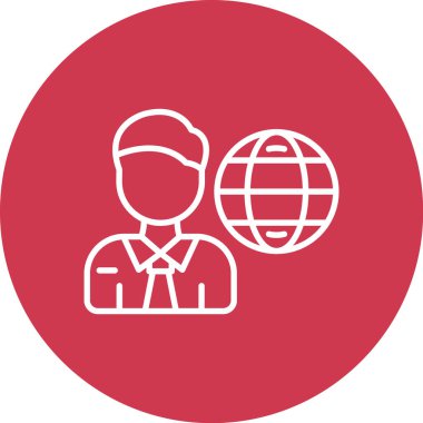 seo modern simgesinin vektör illüstrasyonu