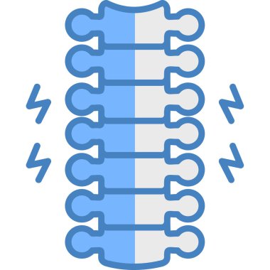 Omurga ağrısı simgesi ana hatlarıyla