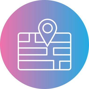 Vektör gps Simge illüstrasyonu