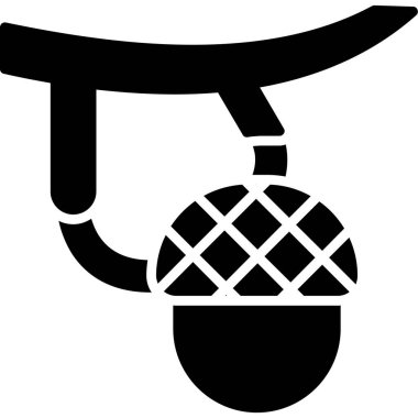 Balon sıcak hava balonu simgesi katı biçimde