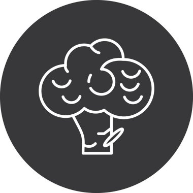 Vektör Beyin simgesi illüstrasyonu