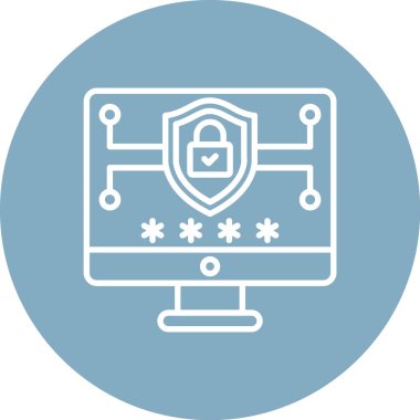 Modern simgenin vektör illüstrasyonu