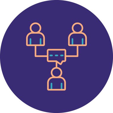 şebeke. Web simgesi basit illüstrasyon