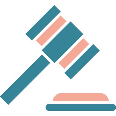 kanun simgesi vektör illüstrasyonu