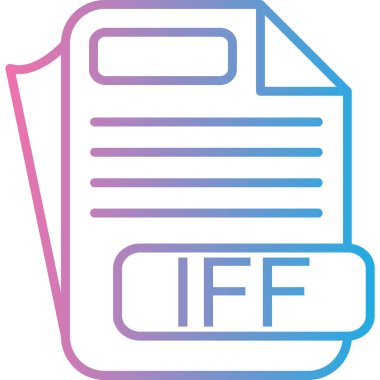 dosya biçimi simgesi, vektör illüstrasyonu