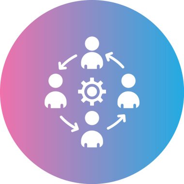 İş ve finans simgesinin vektör illüstrasyonu