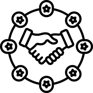 ortaklık anlaşması simgesi