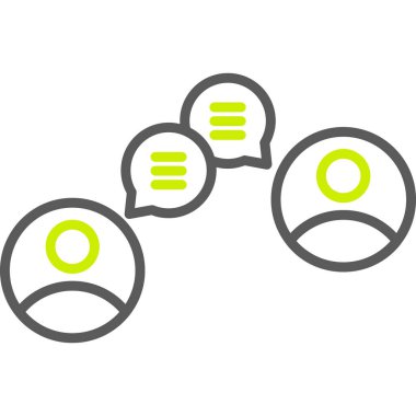 Sohbet balonları. Basit tasarım