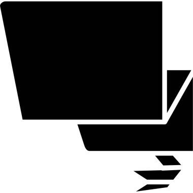 Modern simgenin vektör illüstrasyonu