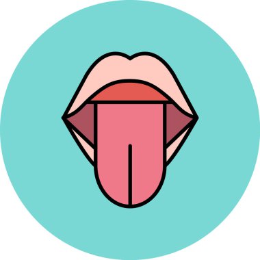 Bir kadın simgesinin vektör illüstrasyonu