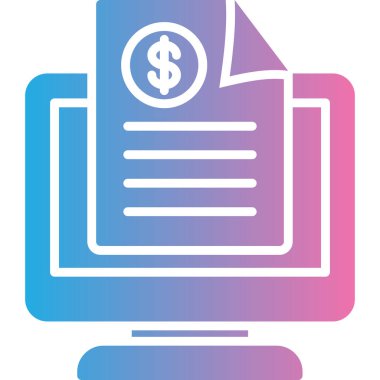 belge simgesi, vektör çizimi