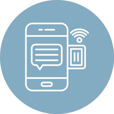 Moda tasarımlı cep telefonu simgesi izole edilmiş arkaplan gruplandırılmış ve yumuşak mavi renk.